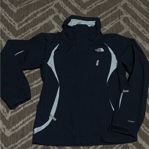 The North Face Women's Navy and White Ski Jacket
